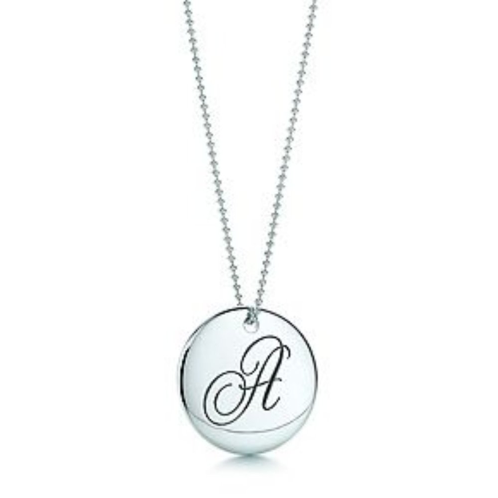Tiffany Letter "A" Necklace